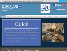 Tablet Screenshot of docplus.net